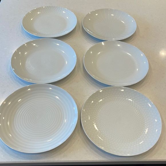 Mikasa Dining Mikasa Cheers White 6 Dinner Plates Porcelain